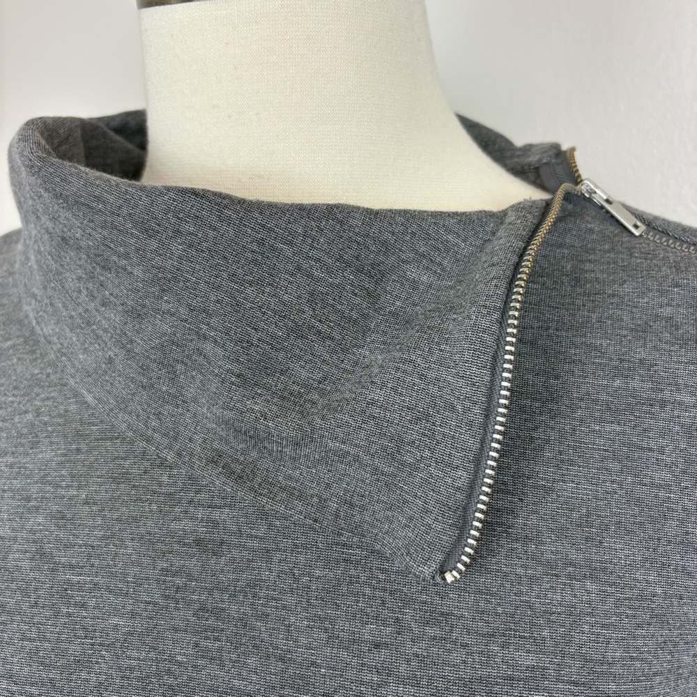 COS Women's Funnel Neck Zippered Neck & Arm Knit Top Size‎ 6 Modern Contemporary - Picture 2 of 16